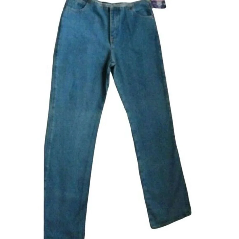 Stella Carakasi Boyfriend Jeans Women Size 8 Blue‎ High Rise Straight Leg Denim